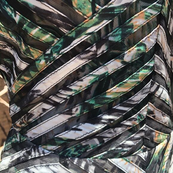 NWOT Parker Mirabella Palm Sleeveless Stripe Dress - Picture 6 of 13